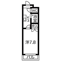 愛知県名古屋市熱田区六番２丁目（賃貸マンション1K・4階・24.30㎡） その2