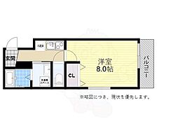 DITAエハコ垂水シーテラス 1Kの間取図画像