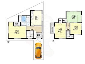 向陽3丁目戸建  ｜ 兵庫県神戸市垂水区向陽３丁目（賃貸一戸建4DK・2階・70.65㎡） その2