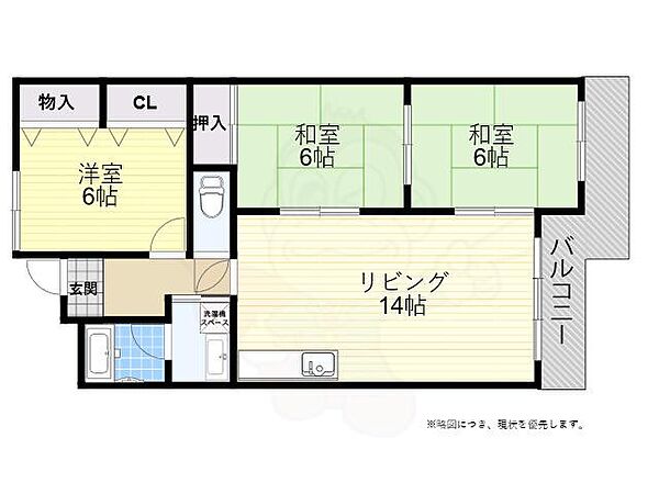 ヴィスタ―五色山 ｜兵庫県神戸市垂水区五色山７丁目(賃貸マンション3LDK・1階・68.04㎡)の写真 その2