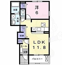 ミュートス  ｜ 兵庫県明石市鳥羽1473番4号（賃貸アパート1LDK・1階・42.80㎡） その2