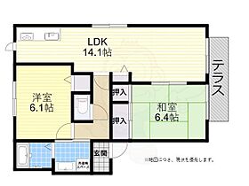 兵庫県明石市二見町東二見（賃貸アパート2LDK・1階・61.60㎡） その2