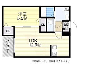 ジーメゾン明石魚住ラピス  ｜ 兵庫県明石市魚住町西岡（賃貸アパート1LDK・2階・40.79㎡） その2