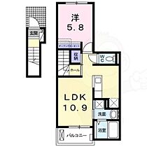 ブラウニー・静徳  ｜ 兵庫県明石市西明石北町３丁目5番21号（賃貸アパート1LDK・2階・41.23㎡） その2