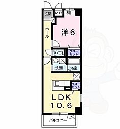 間取図画像 1LDK