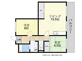 第一柏木ハイツ  ｜ 兵庫県神戸市垂水区本多聞１丁目（賃貸マンション2LDK・4階・56.00㎡） その2