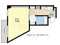 アールヴィラージュ 1Kの間取図画像