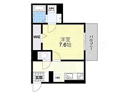 エスターテ西明石 1Kの間取図画像