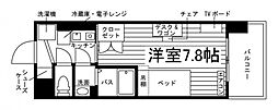 FeelKレジデンス 1Kの間取図画像