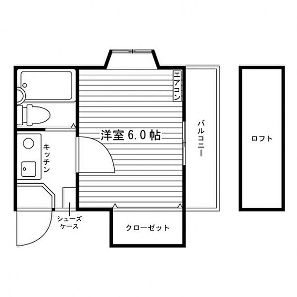 モーリックス松山 ｜福岡県福岡市城南区松山１丁目(賃貸アパート1K・2階・16.00㎡)の写真 その2