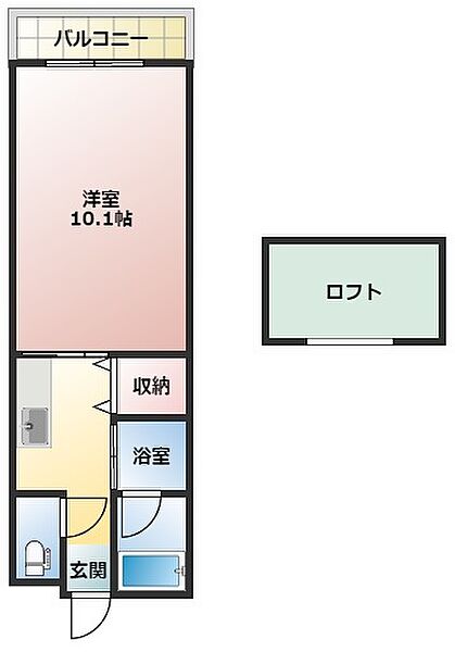 バウハウス 305｜和歌山県海南市船尾(賃貸マンション1K・3階・29.29㎡)の写真 その14