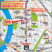 【現地地図】〒555-0012大阪市西淀川区御幣島5丁目9-11