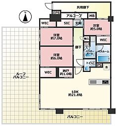 間取図画像 3LDK