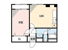 網の浦ハイツ 407 ｜ 香川県綾歌郡宇多津町（賃貸マンション1LDK・4階・41.64㎡） その2