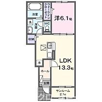 ウエスト　ディオス　IV 103 ｜ 香川県坂出市江尻町692番地2（賃貸アパート1LDK・1階・50.05㎡） その2