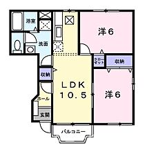 ポラリス三条Ａ 103 ｜ 香川県丸亀市三条町1580番地（賃貸アパート2LDK・1階・51.79㎡） その2