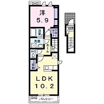 カーサ　クオーレII 201 ｜ 香川県善通寺市上吉田町398番地2（賃貸アパート1LDK・2階・44.66㎡） その2