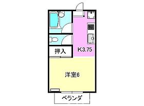 プレジールカタオカ 205 ｜ 香川県善通寺市上吉田町7丁目（賃貸アパート1K・2階・18.90㎡） その2