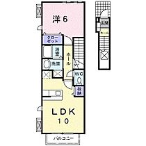 シャン・ヴェール　II番館 203 ｜ 香川県善通寺市稲木町260番地1（賃貸アパート1LDK・2階・42.37㎡） その2