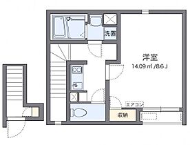 クレイノ茂木2 206 ｜ 香川県観音寺市茂木町2丁目4-1（賃貸アパート1K・2階・29.97㎡） その2