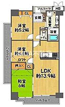 ローレルコート関目  ｜ 大阪府大阪市城東区関目3丁目（賃貸マンション3LDK・4階・65.88㎡） その2