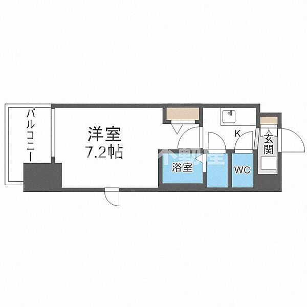 フォーリアライズ城東ファイン ｜大阪府大阪市城東区今福西5丁目(賃貸マンション1K・9階・22.28㎡)の写真 その2