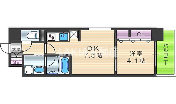 アルモニー都島内代 ｜大阪府大阪市都島区内代町3丁目(賃貸マンション1DK・4階・30.90㎡)の写真 その2