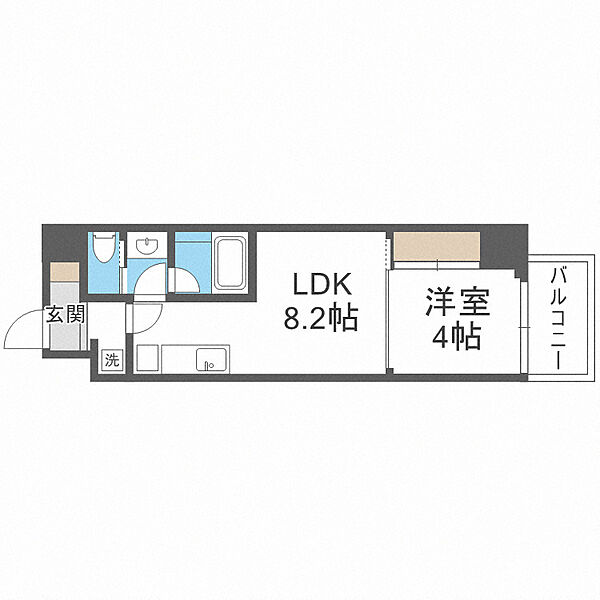 ブエナビスタ桜ノ宮イースト ｜大阪府大阪市都島区中野町3丁目(賃貸マンション1LDK・2階・31.31㎡)の写真 その2