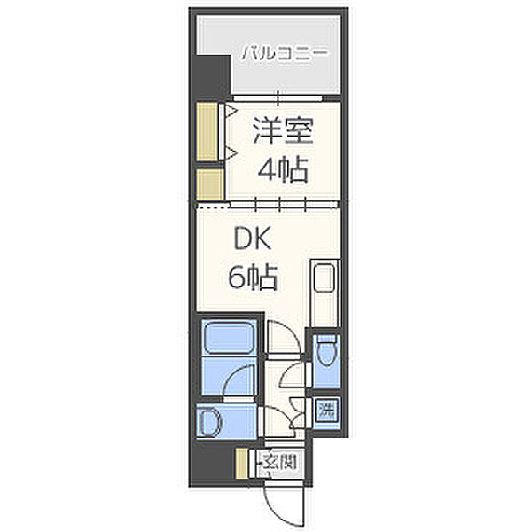 プレジオ城東中央 ｜大阪府大阪市城東区中央3丁目(賃貸マンション1DK・2階・27.06㎡)の写真 その2