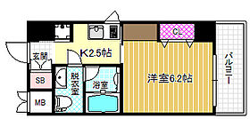 大阪府大阪市北区中津5丁目（賃貸マンション1K・5階・25.50㎡） その2