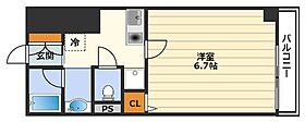 大阪府大阪市北区浮田1丁目（賃貸マンション1K・6階・22.88㎡） その2