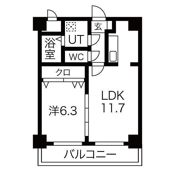 サンフォレストＭＷ 405｜静岡県裾野市富沢(賃貸マンション1LDK・4階・43.29㎡)の写真 その2