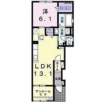 シエル　インフィニ　川島田　II 106 ｜ 静岡県御殿場市川島田（賃貸アパート1LDK・1階・51.74㎡） その2