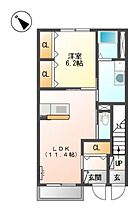 パールブライト  ｜ 静岡県裾野市千福（賃貸アパート1LDK・1階・45.14㎡） その2