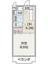 ルーシッドコート 307 ｜ 静岡県沼津市大岡46-5（賃貸マンション1DK・3階・30.35㎡） その2