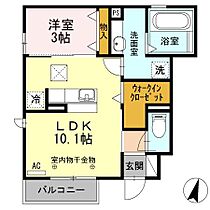 グラン　セジュール 102 ｜ 静岡県沼津市大岡2562-3（賃貸アパート1LDK・1階・36.56㎡） その2