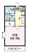 R-1 TOKURA 106 ｜ 静岡県三島市徳倉 3丁目1-3（賃貸マンション1K・1階・25.64㎡） その2