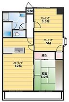 静岡県沼津市大岡（賃貸マンション3LDK・1階・65.28㎡） その2