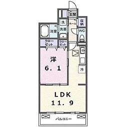 間取図画像 1LDK