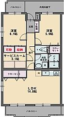 物件の間取り