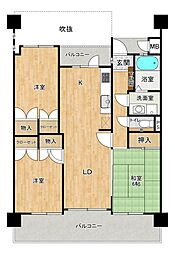 間取図画像 3LDK