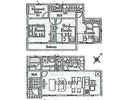 物件画像 清瀬市旭が丘3丁目第5　新築戸建　全10棟　1号棟