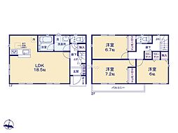 物件画像 八王子市館町第19　新築戸建　全18棟　13号棟