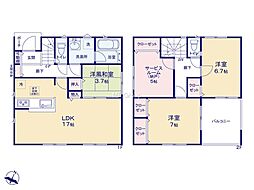 物件画像 八王子市館町第19　新築戸建　全18棟　14号棟