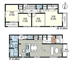 物件画像 東久留米市中央町1丁目第6　新築戸建　全3棟　2号棟