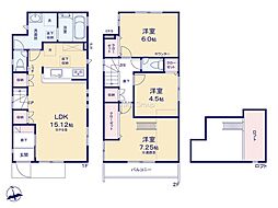小金井市前原町1丁目　新築戸建　全2棟　2号棟