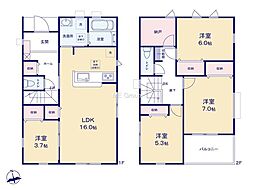 武蔵村山市本町5丁目第8　新築戸建　全2棟　1号棟