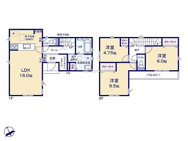 間取りを拡大表示