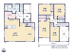 町田市小山ヶ丘6丁目1期 新築戸建 全1棟 No.1