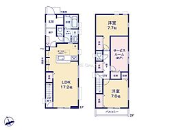 小平市上水本町2丁目 新築戸建 全2棟 2号棟